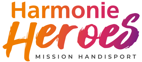 Logo Harmonie Heroes mission handisport